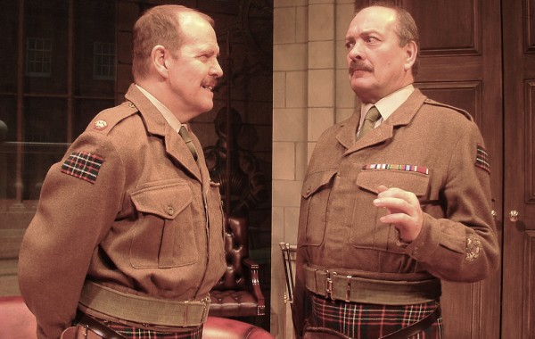 Major Jock Sinclair & RSM Mr Riddick