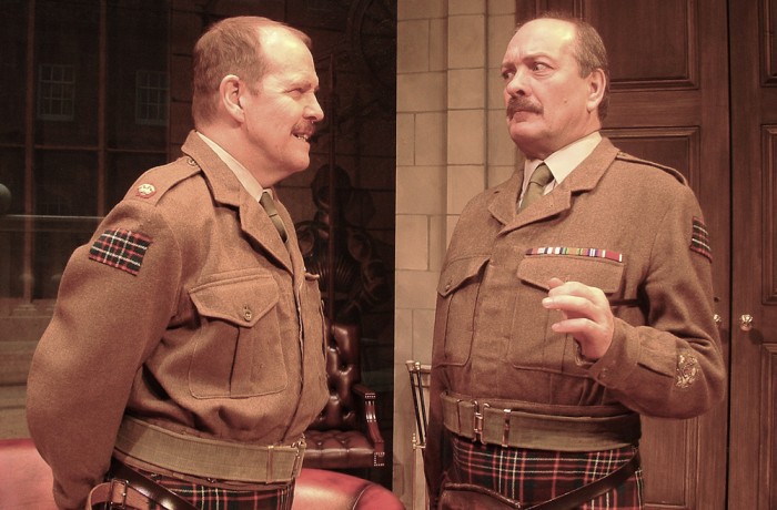 Major Jock Sinclair & RSM Mr Riddick