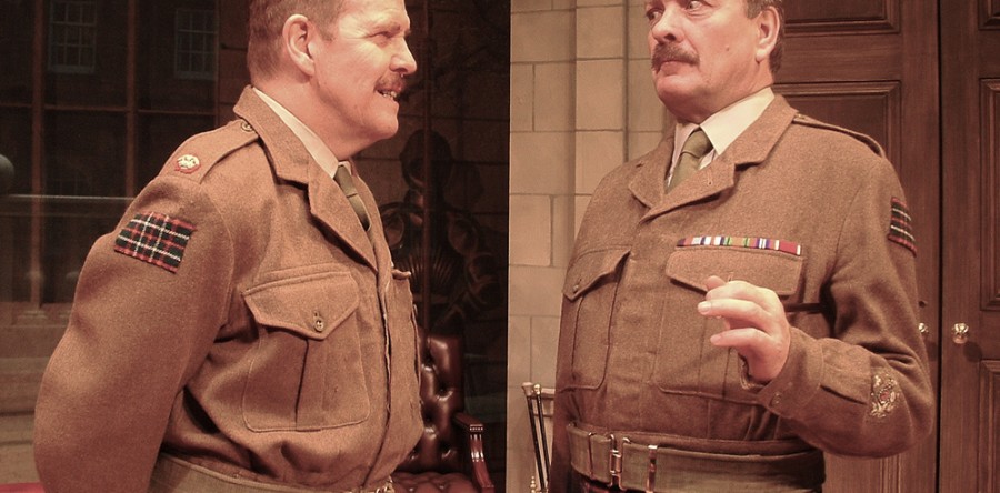Major Jock Sinclair & RSM Mr Riddick
