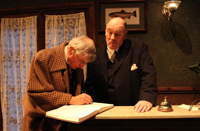 Professor Parkins and Barnaby Fitch