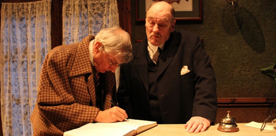 Professor Parkins and Barnaby Fitch